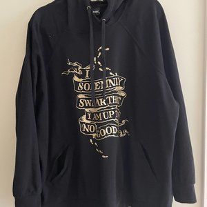 Torrid - Harry Potter - Size 2 - Marauder's Map Solemnly Swear Hoodie Sweatshirt